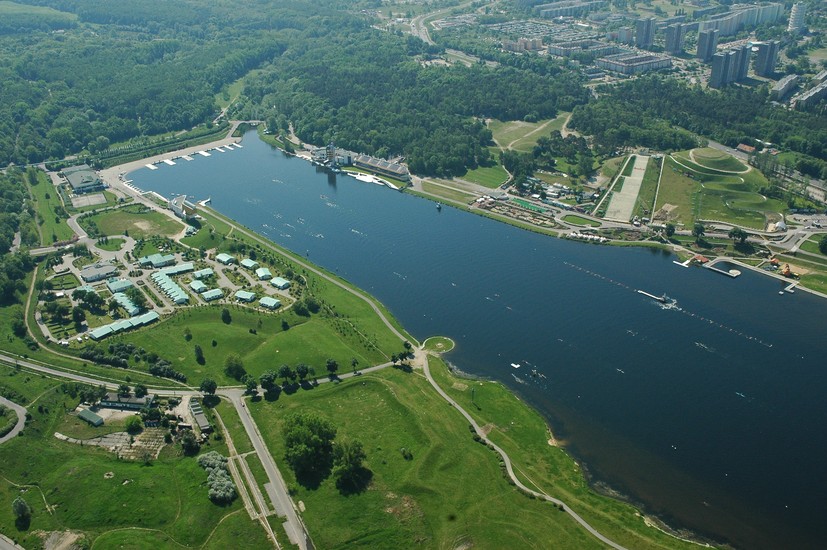 Lake Malta in Poznan