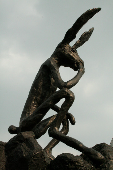 Thinker on a Rock 