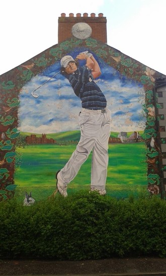 Rory McIlroy Mural