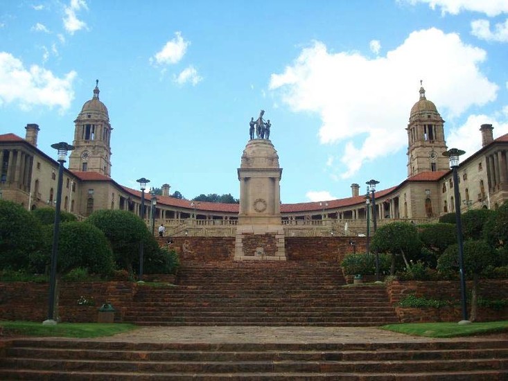 Union buildings and the Nelson Mandela Amphitheatre Sightseeing