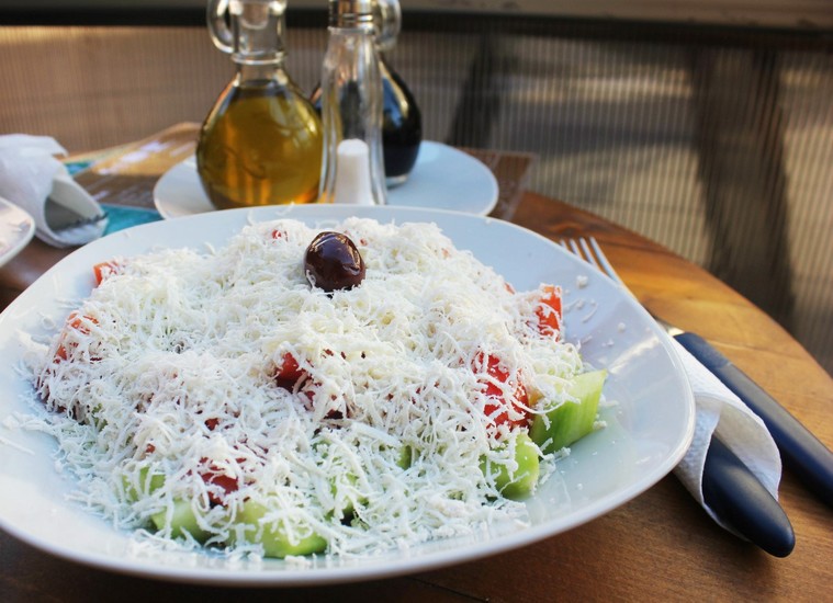 Macedonian Food Shopska Salad