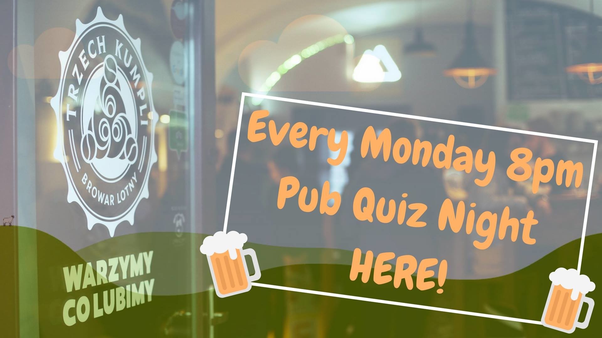 Pub Quiz Night in English Krakow