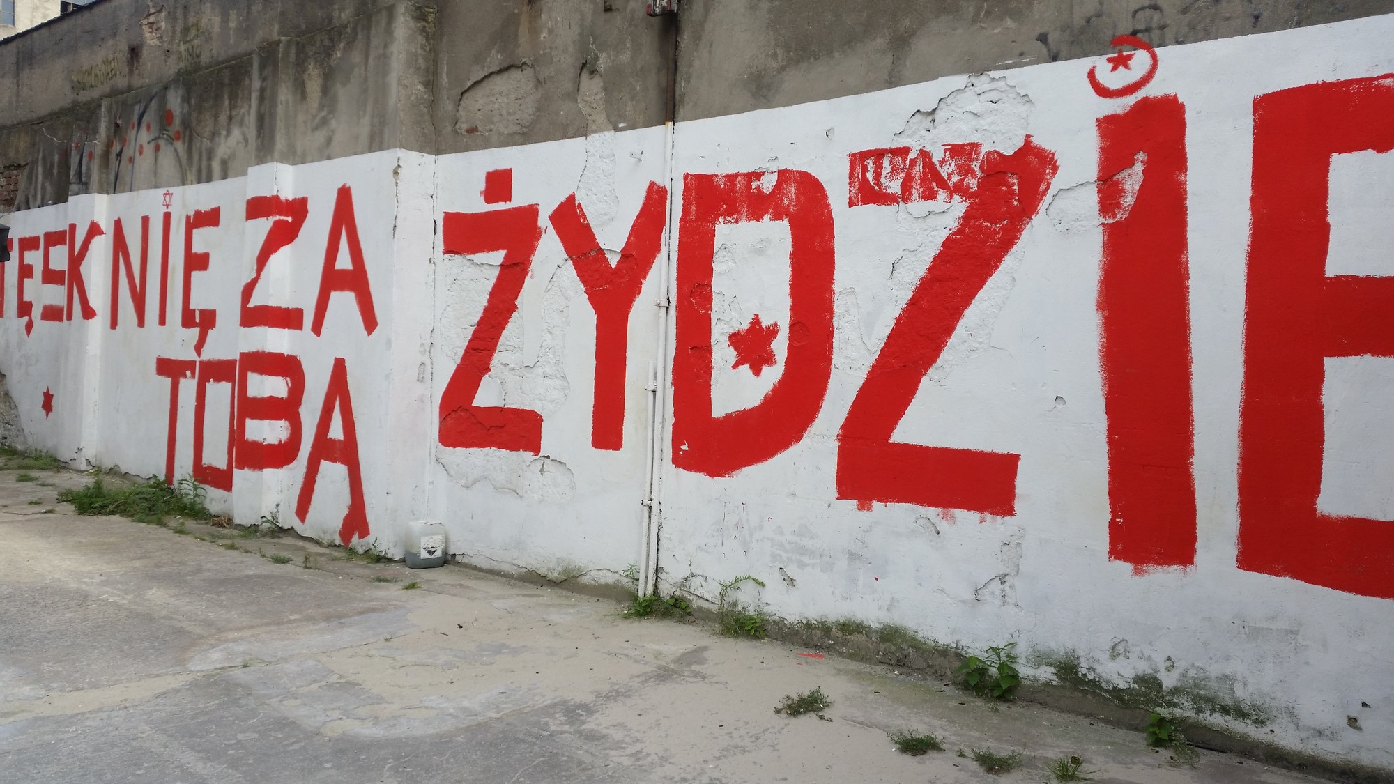 Tesknie Za Toba Zydzie Street Art Lodz