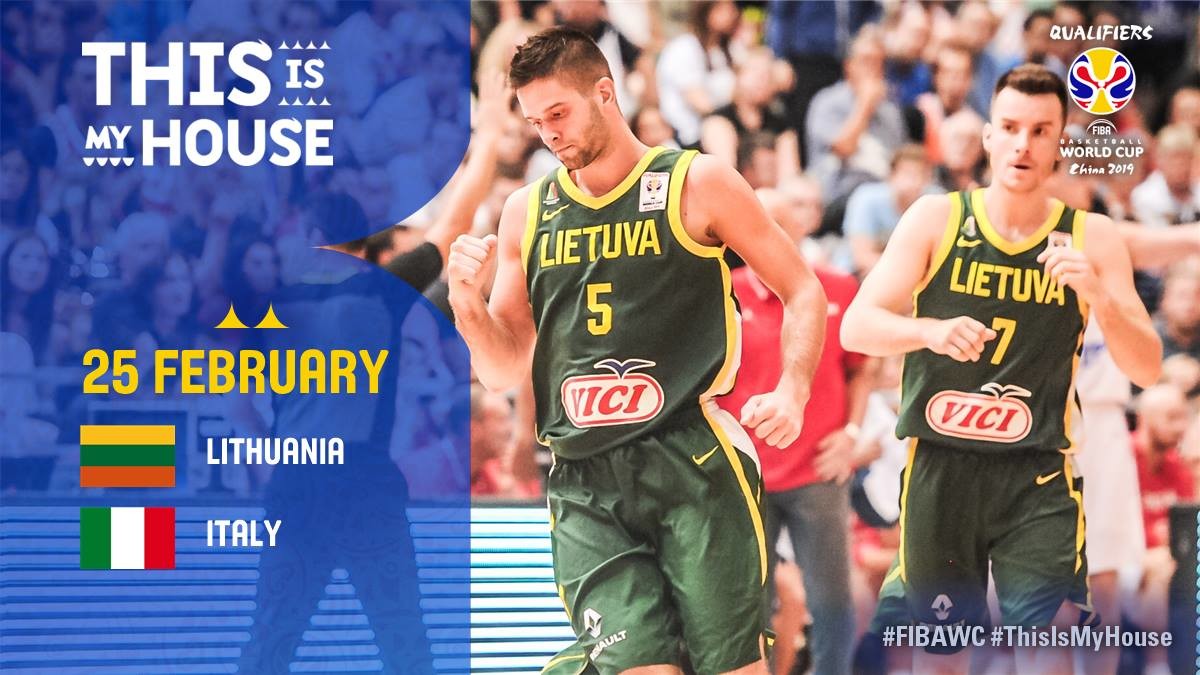 FIBA Basketball World Cup: Lithuania v Italy. | Klaipėda