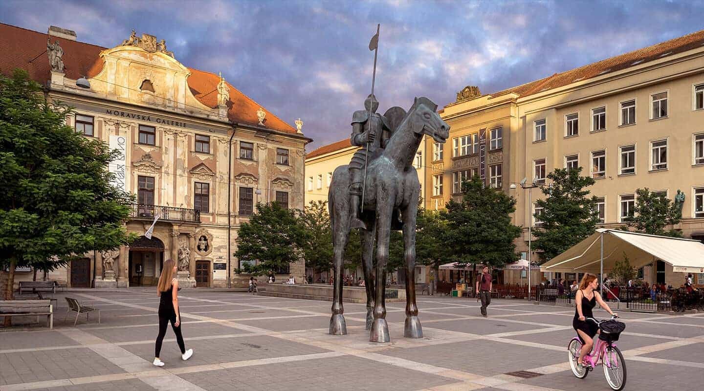 Statue of Jobst of Moravia Sightseeing Brno