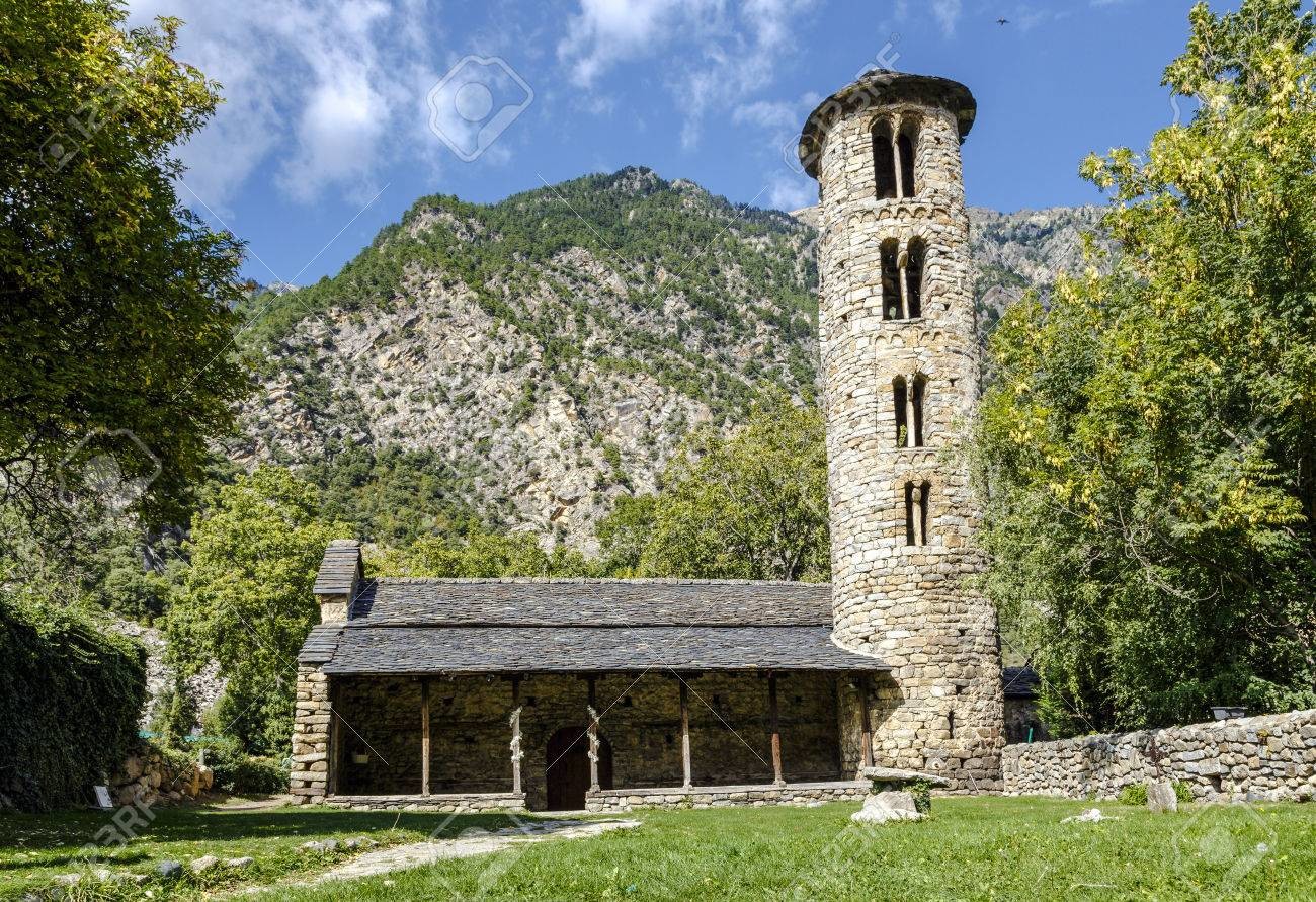 Santa Coloma Church Sightseeing Andorra la Vella