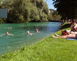 Werdinsel (river pool Au-Höngg)