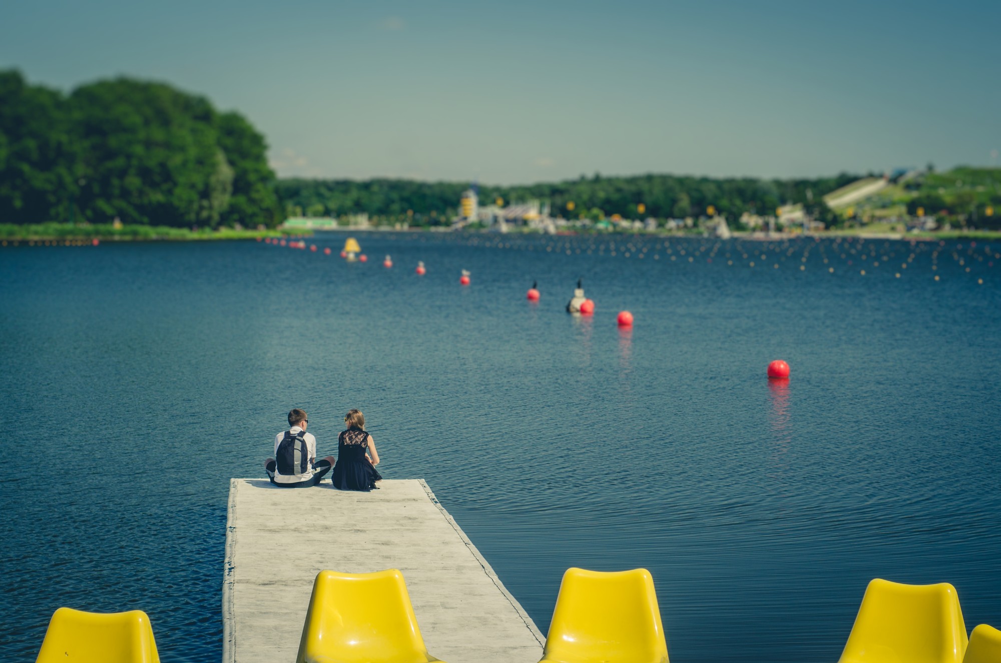 Lake Malta in Poznan