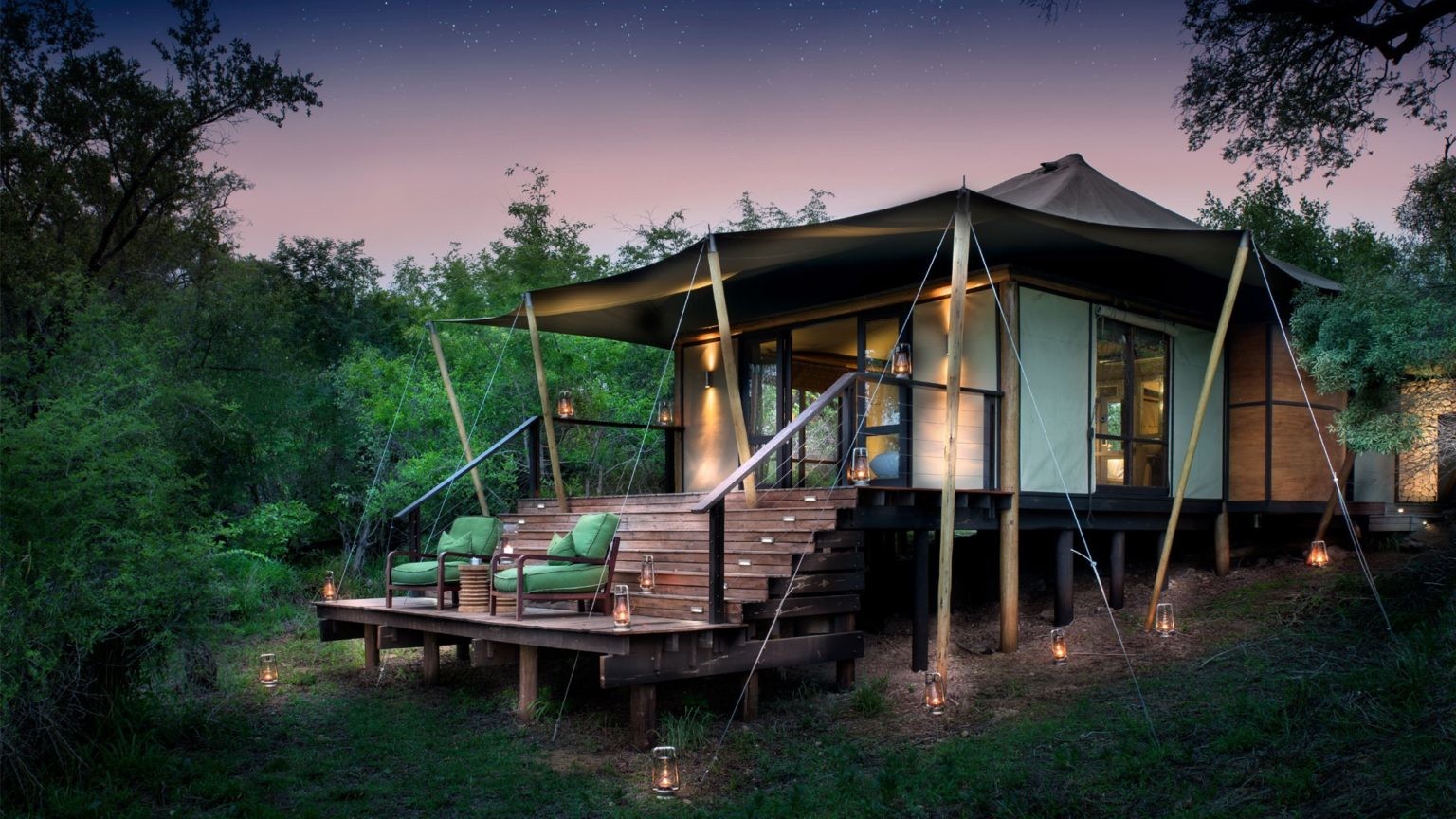 Camping and tented safari luxury in South Africa