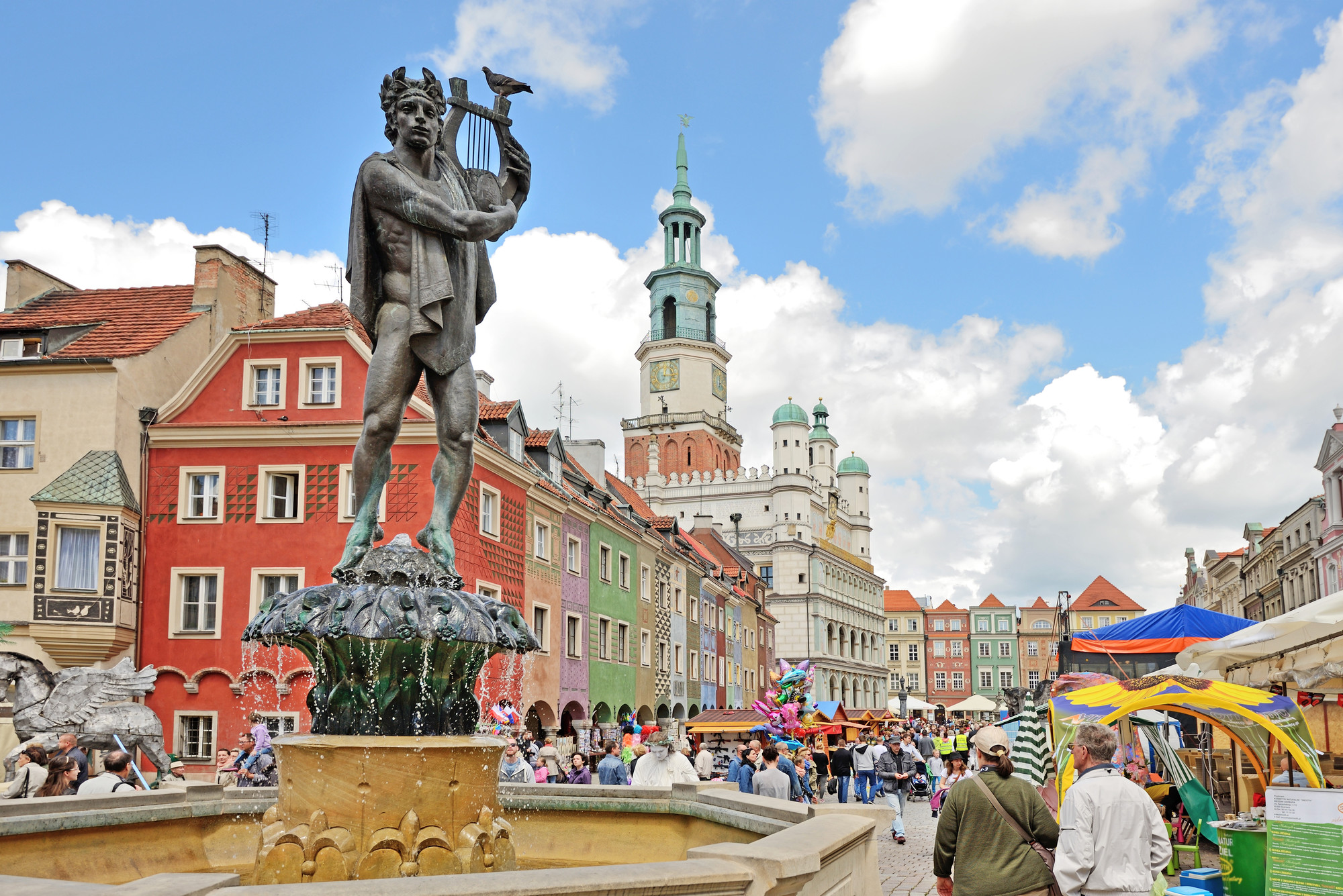 Poznan Market Square, Greater Poland (Wielkopolska) Photo by Tomasz Warszewski/AdobeStock