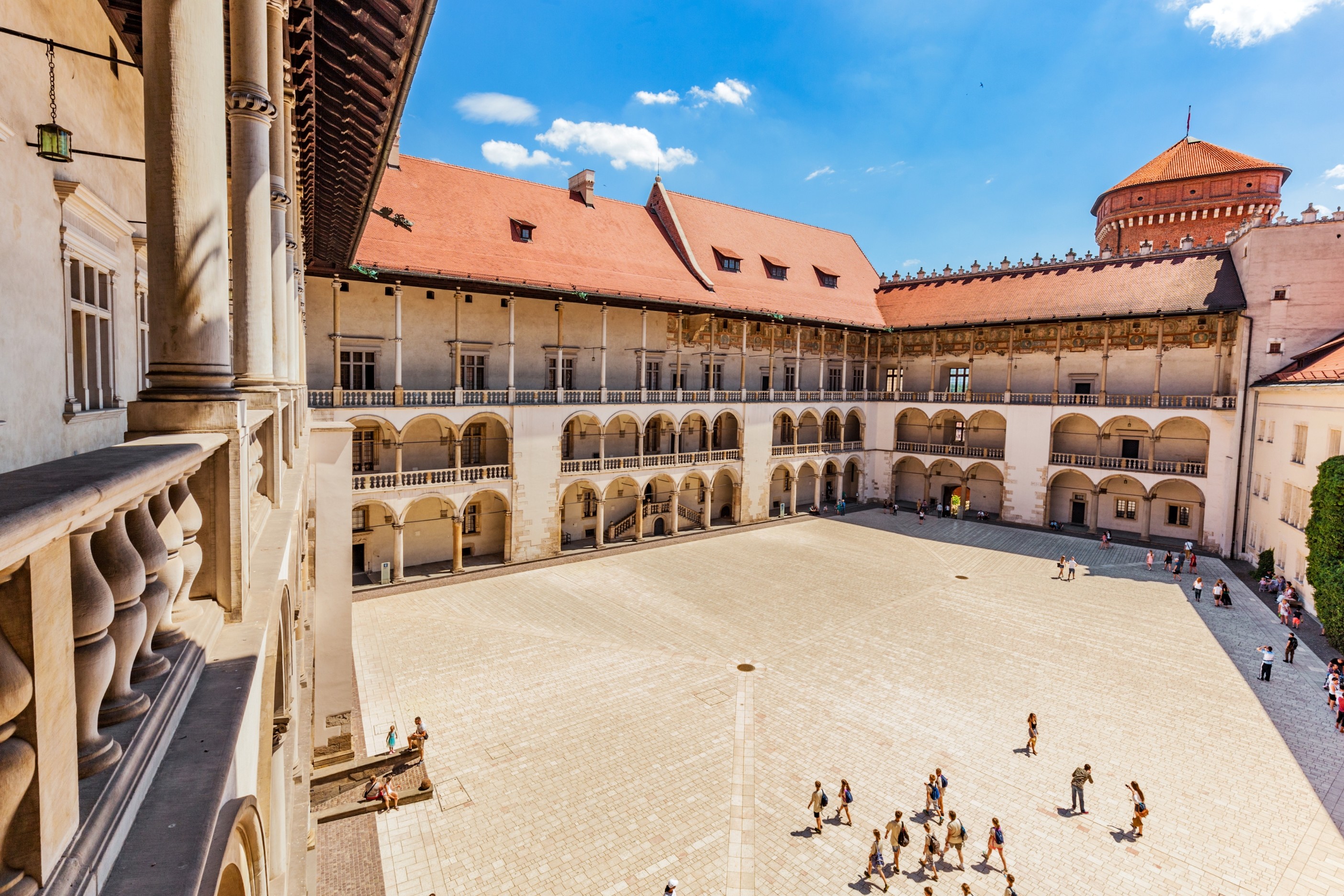 Wawel Castle Courtyard