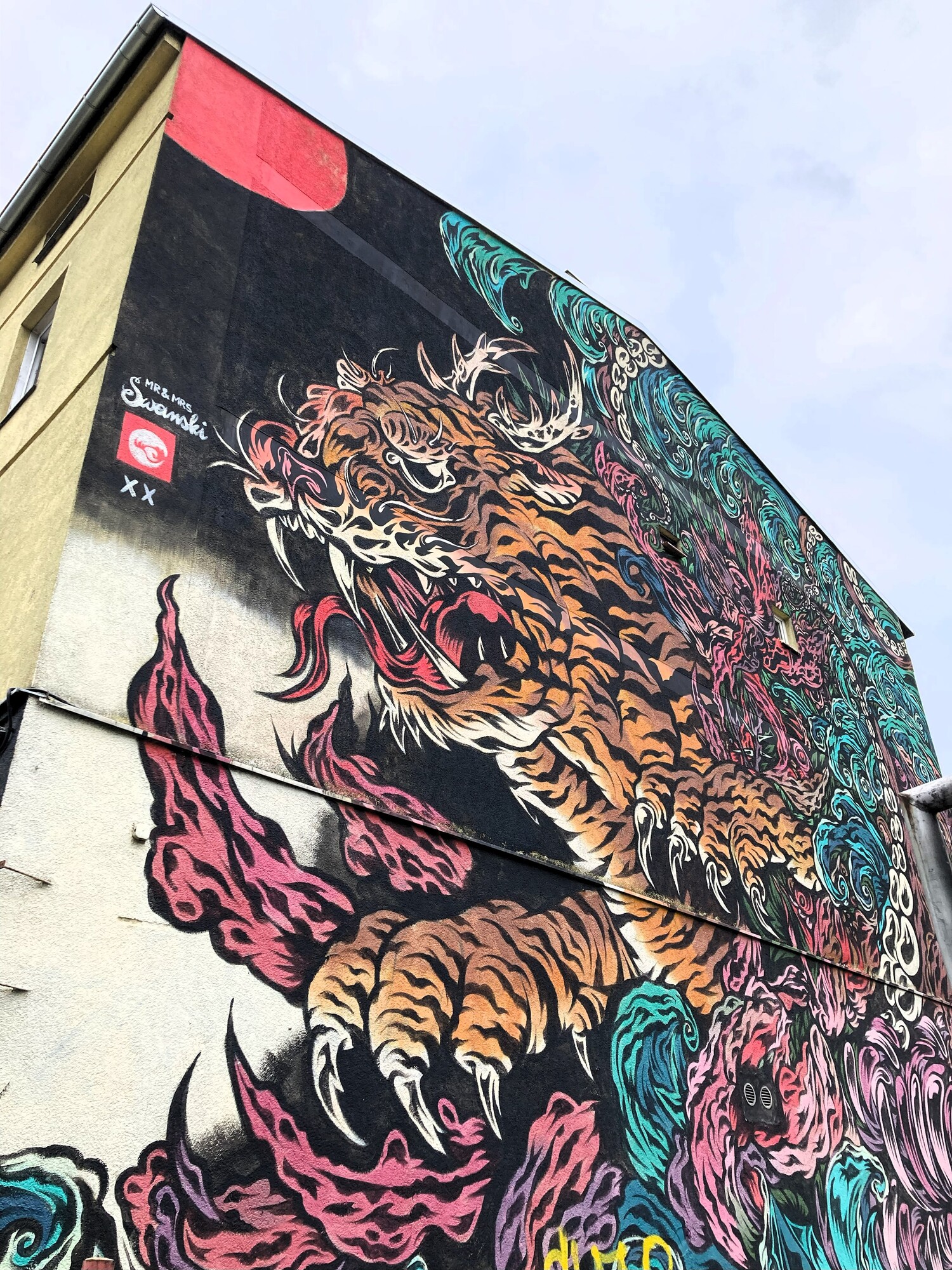 Yokai Tiger Mural