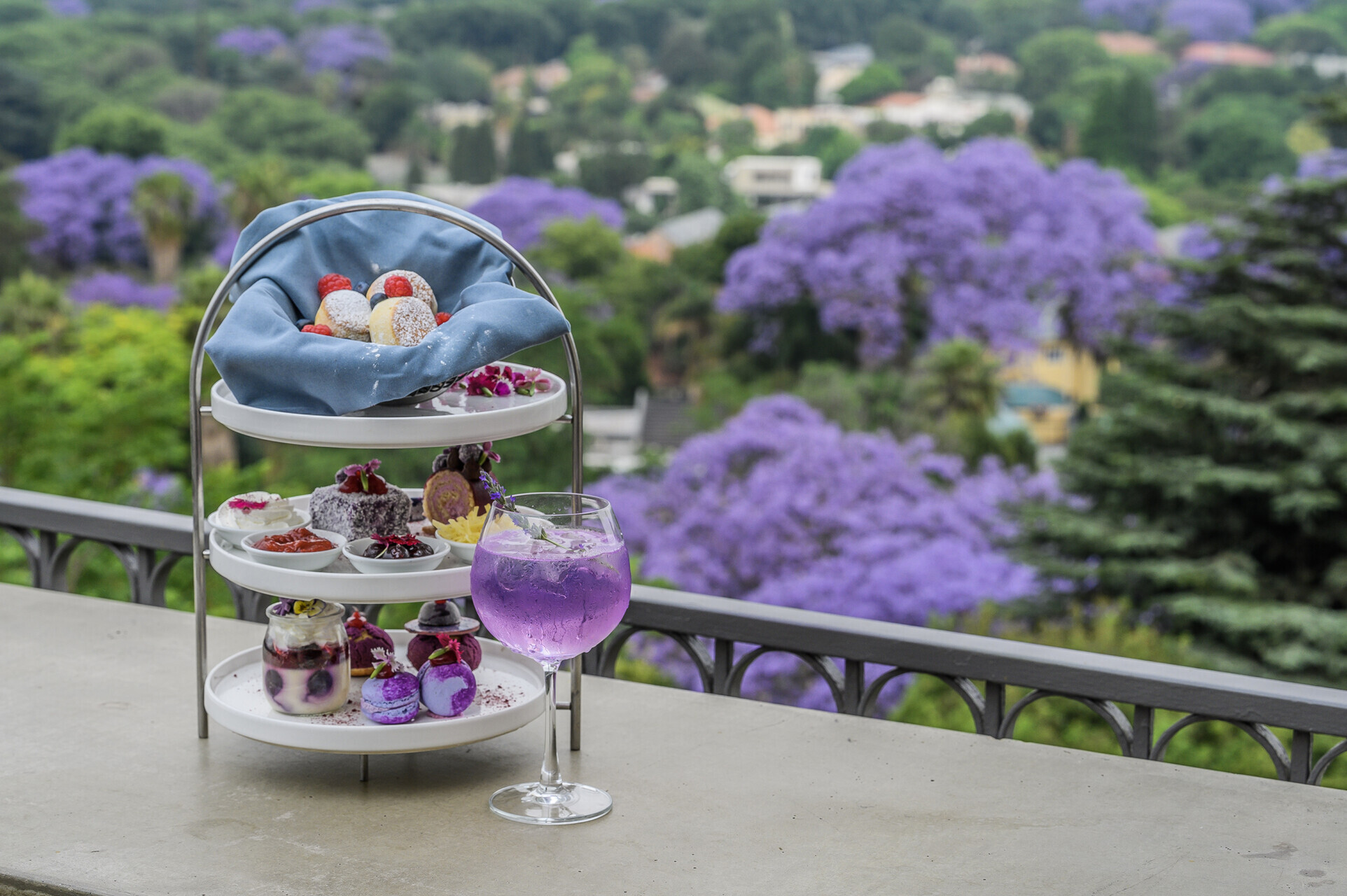 4 reasons to visit Flames and Four Seasons Hotel The Westcliff this jacaranda season (October 2025)