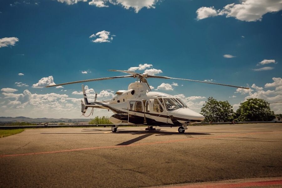 A helicopter ride over Joburg in jacaranda season with Clare Appleyard and Bastion Aviation