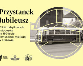 Jubilee Stop. Exhibition of vintage buses to mark the 150th anniversary of public transport in Krakow