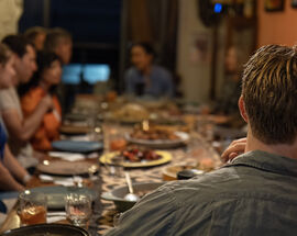 A table above Rockey Street: Yeoville Dinner Club