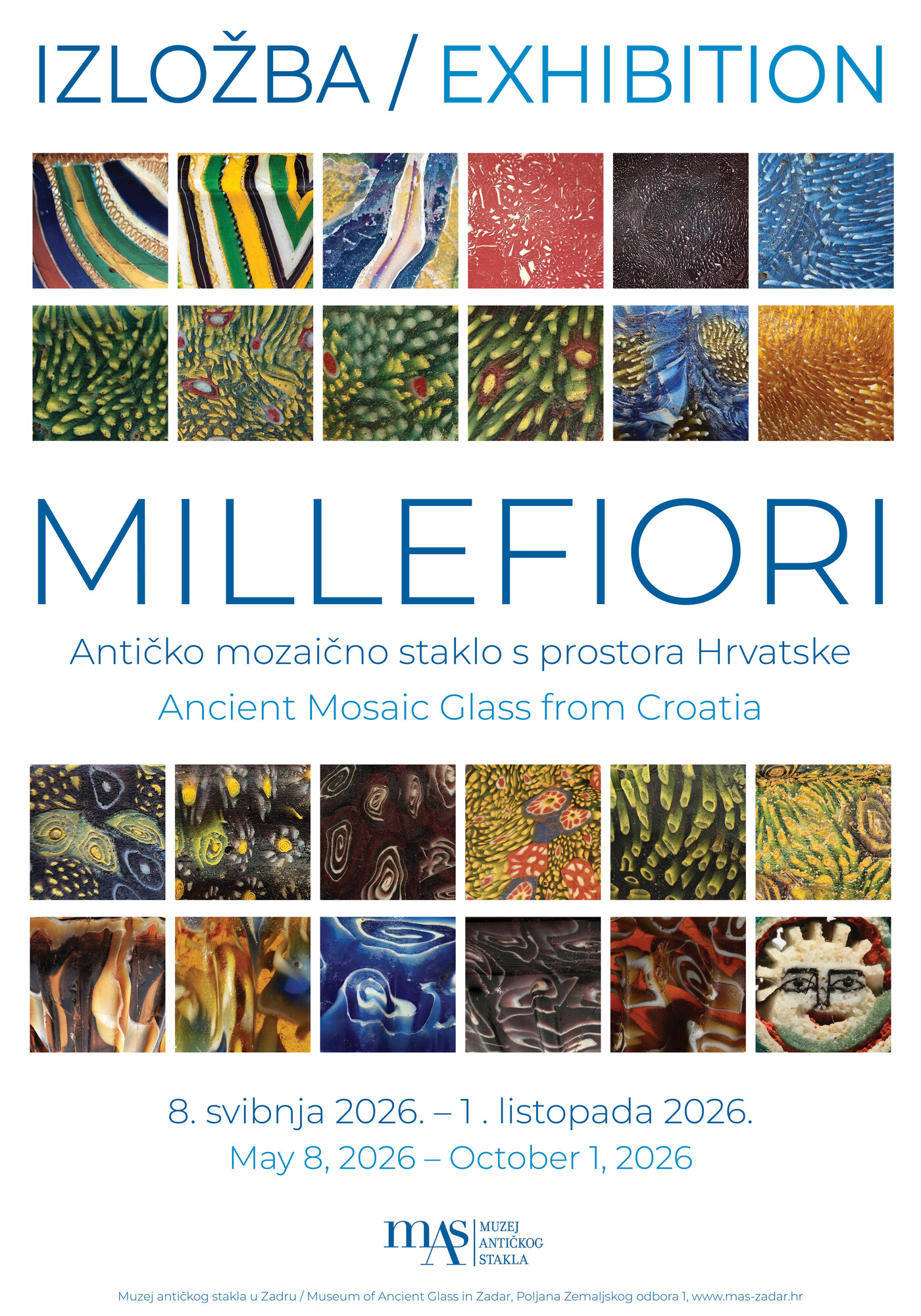 Millefiori: Ancient Mosaic Glass from Croatia