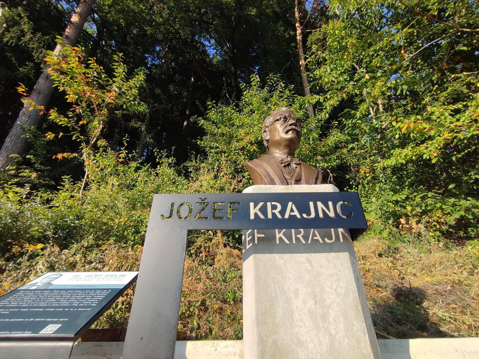 Memorial to Jožef Krajnc at the Strževa domačija in Škale