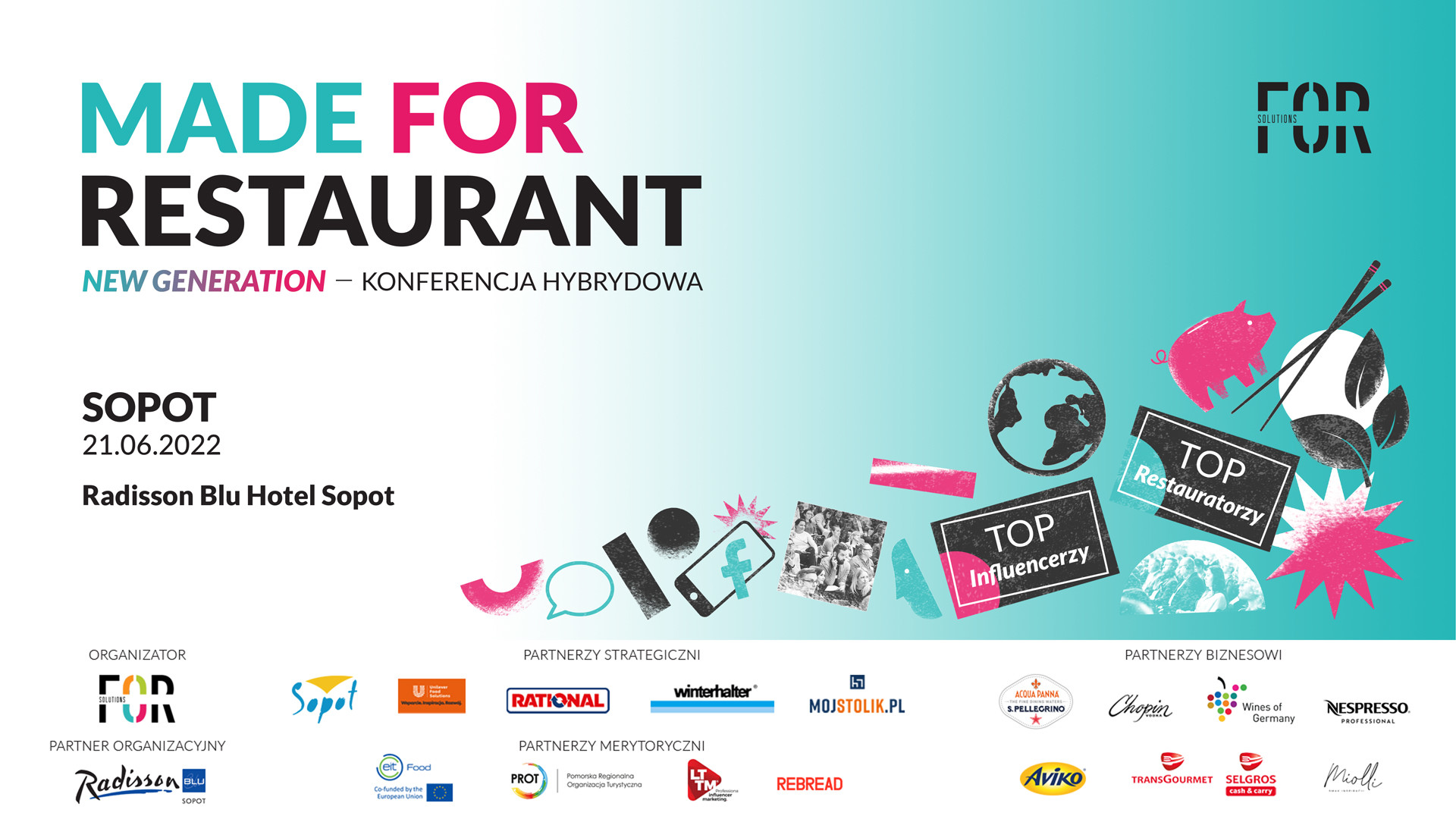 MADE FOR Restaurant Conference 'New Generation' Sopot, 21 June 2022