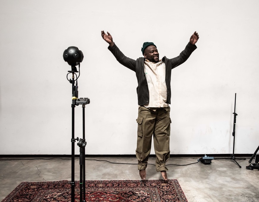 Performer and Theatre Director Nhlanhla Mahlangu in Season 5 at The Centre for the Less Good Idea