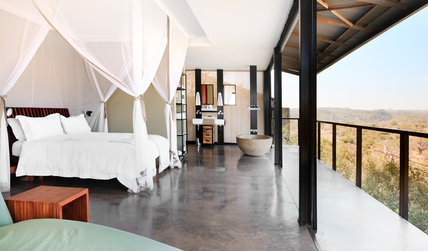 Unforgettable views from the open-plan suites at The Outpost