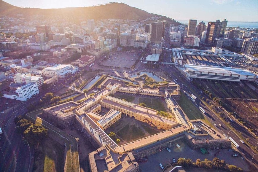 The Castle of Good Hope from above.