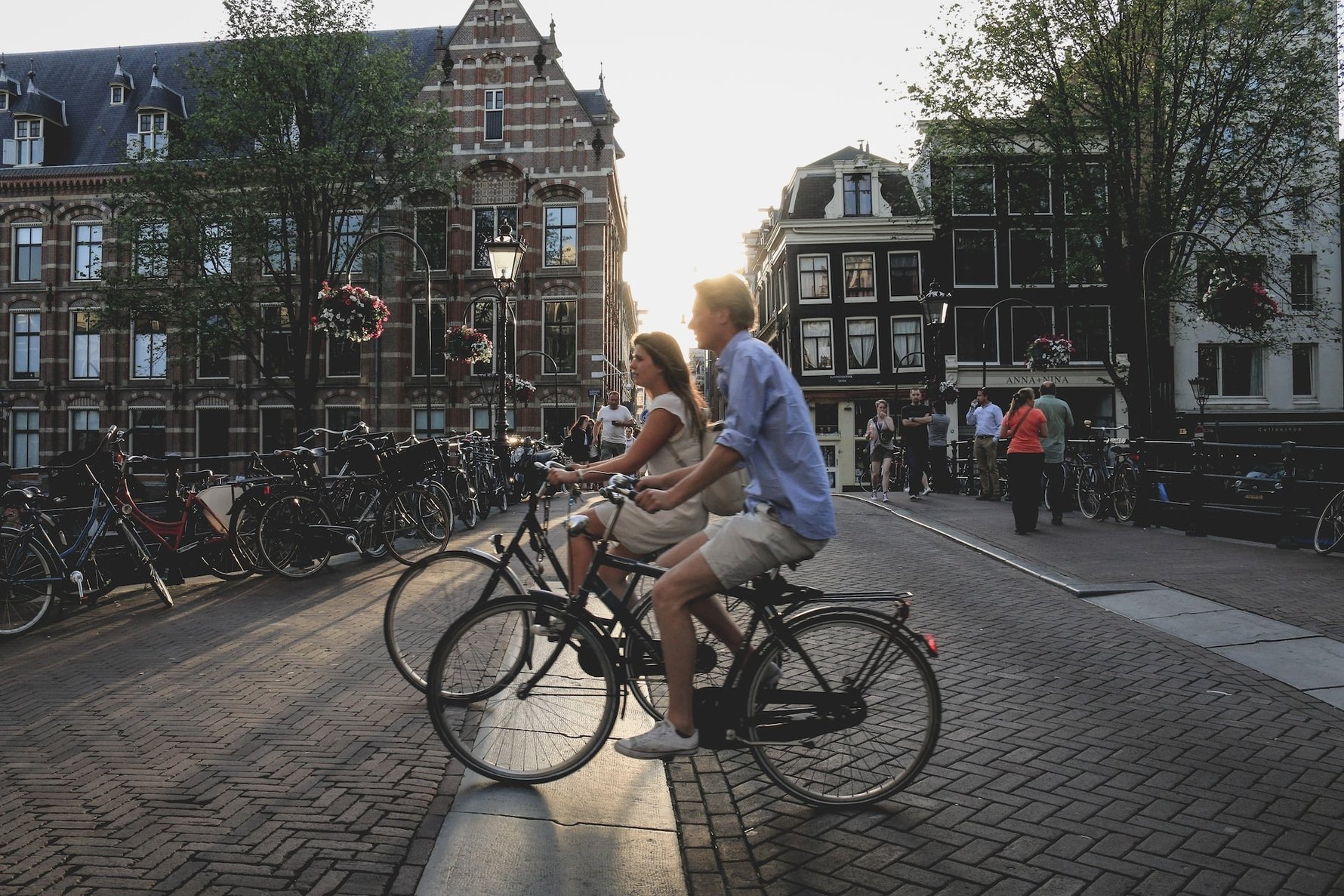 Romantic Places to Visit in Amsterdam - Bike Ride © sabina-fratila-unsplash