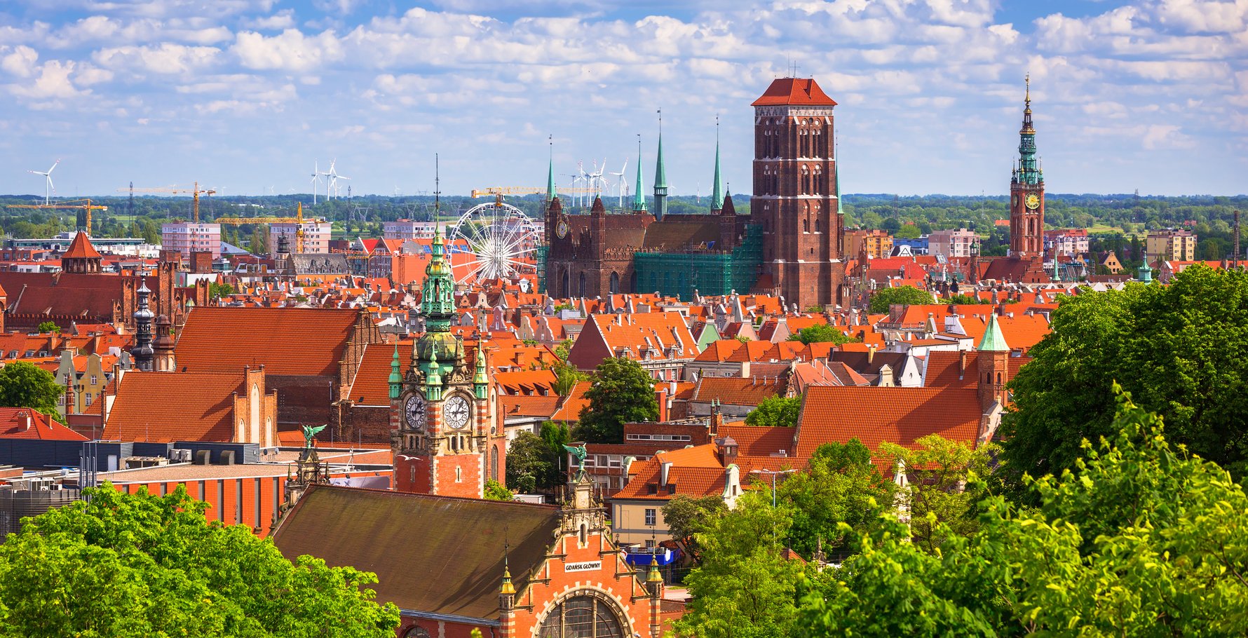 Gdańsk Old Town Panorama Photo by Patryk Kosmider