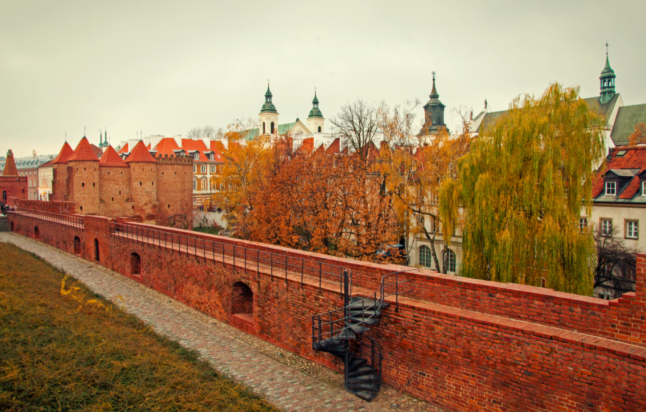 The Old Town's defensive walls 