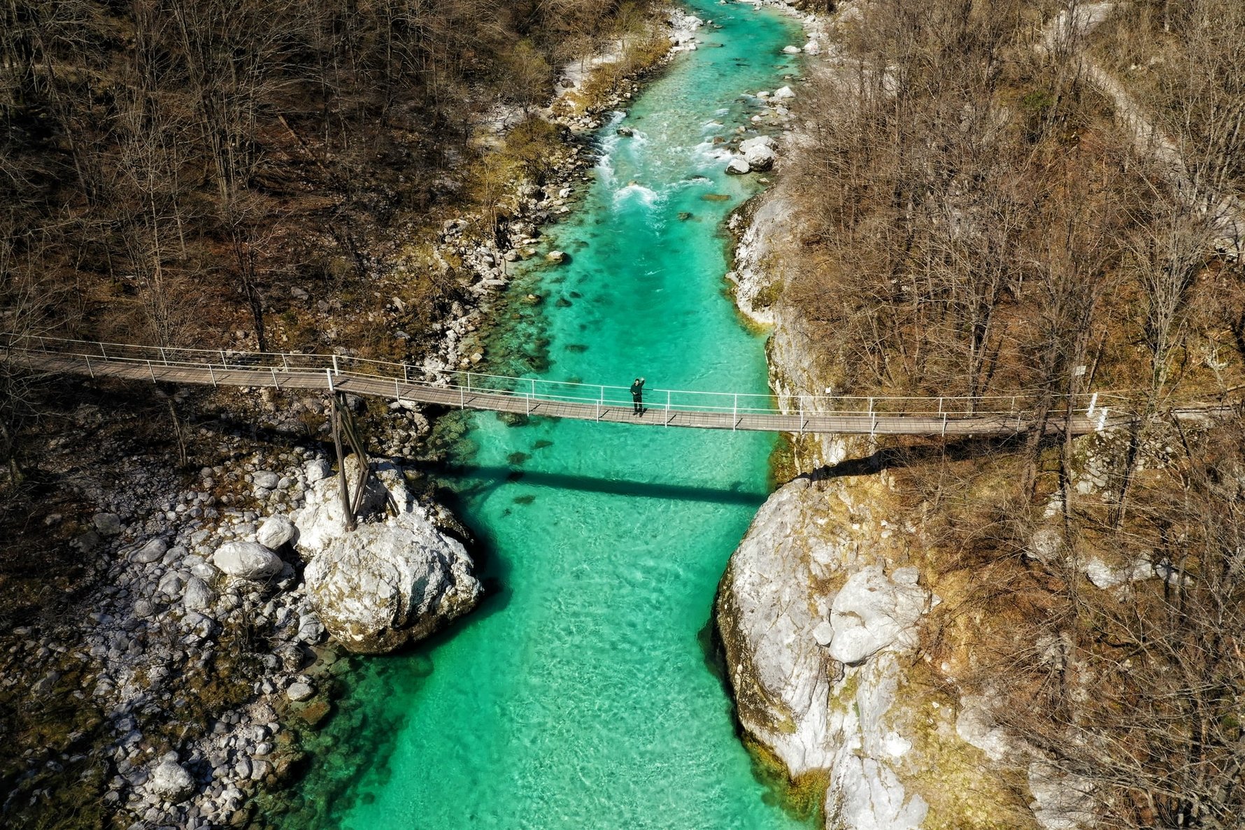 Top 12 Most Instagrammable Places in Slovenia - Soča River © johann-aka-unsplash
