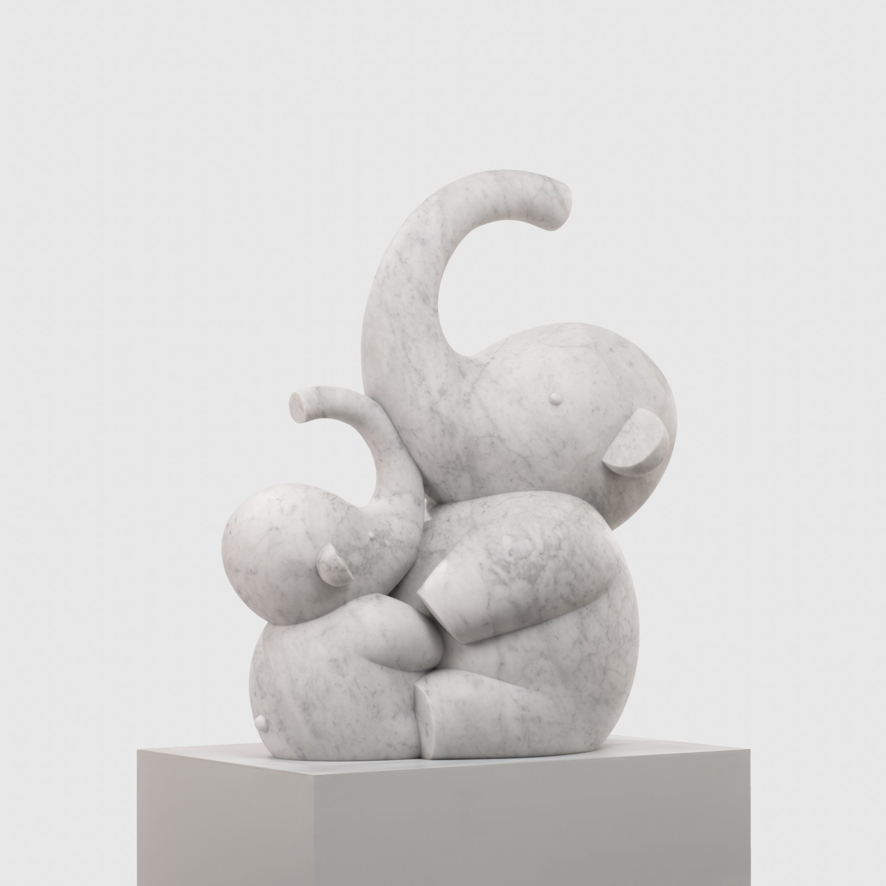 A loving embrace in Brett Murray's 'Brood' at Circa Gallery. Photo: Everard Read Gallery.