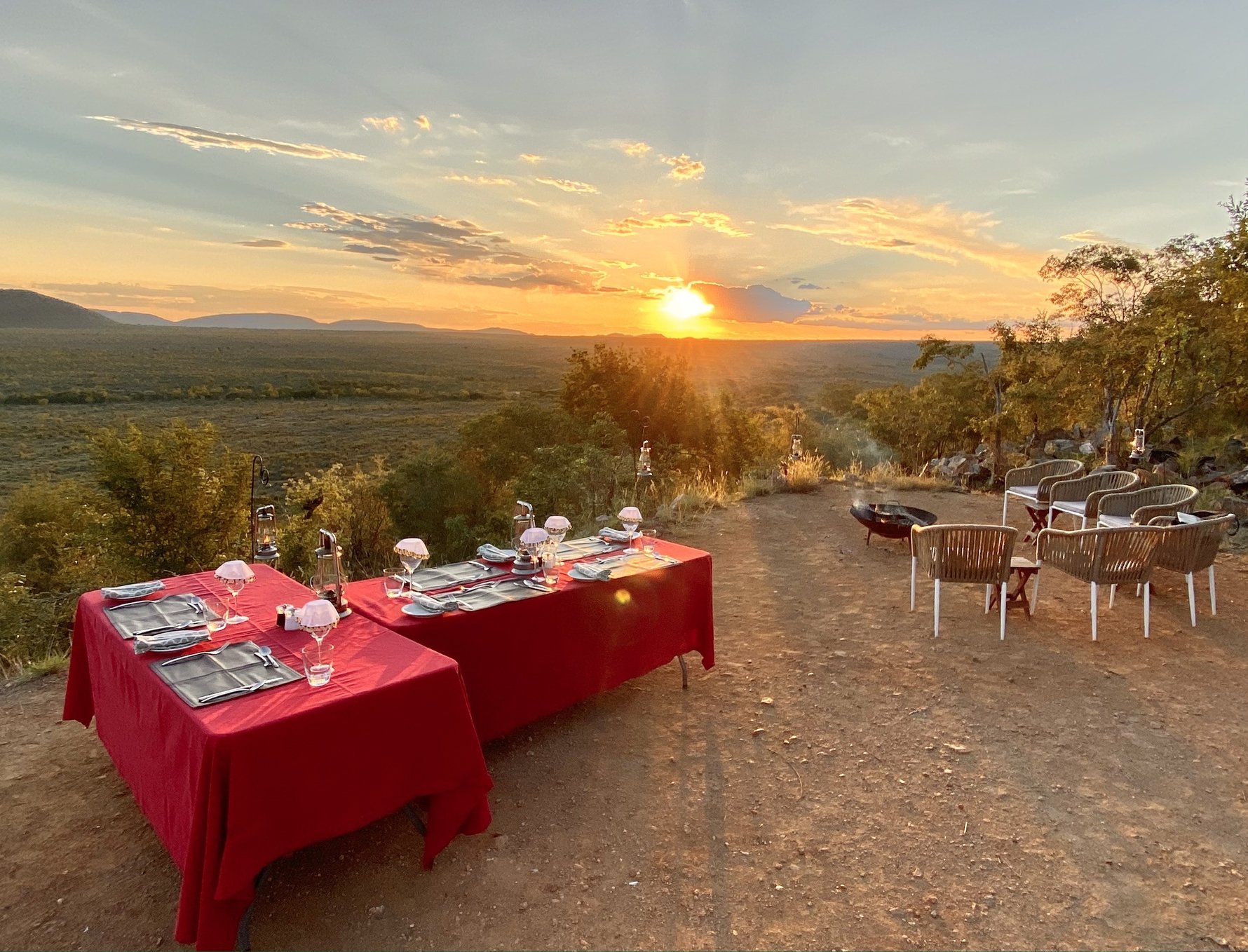 Dinner in Madikwe