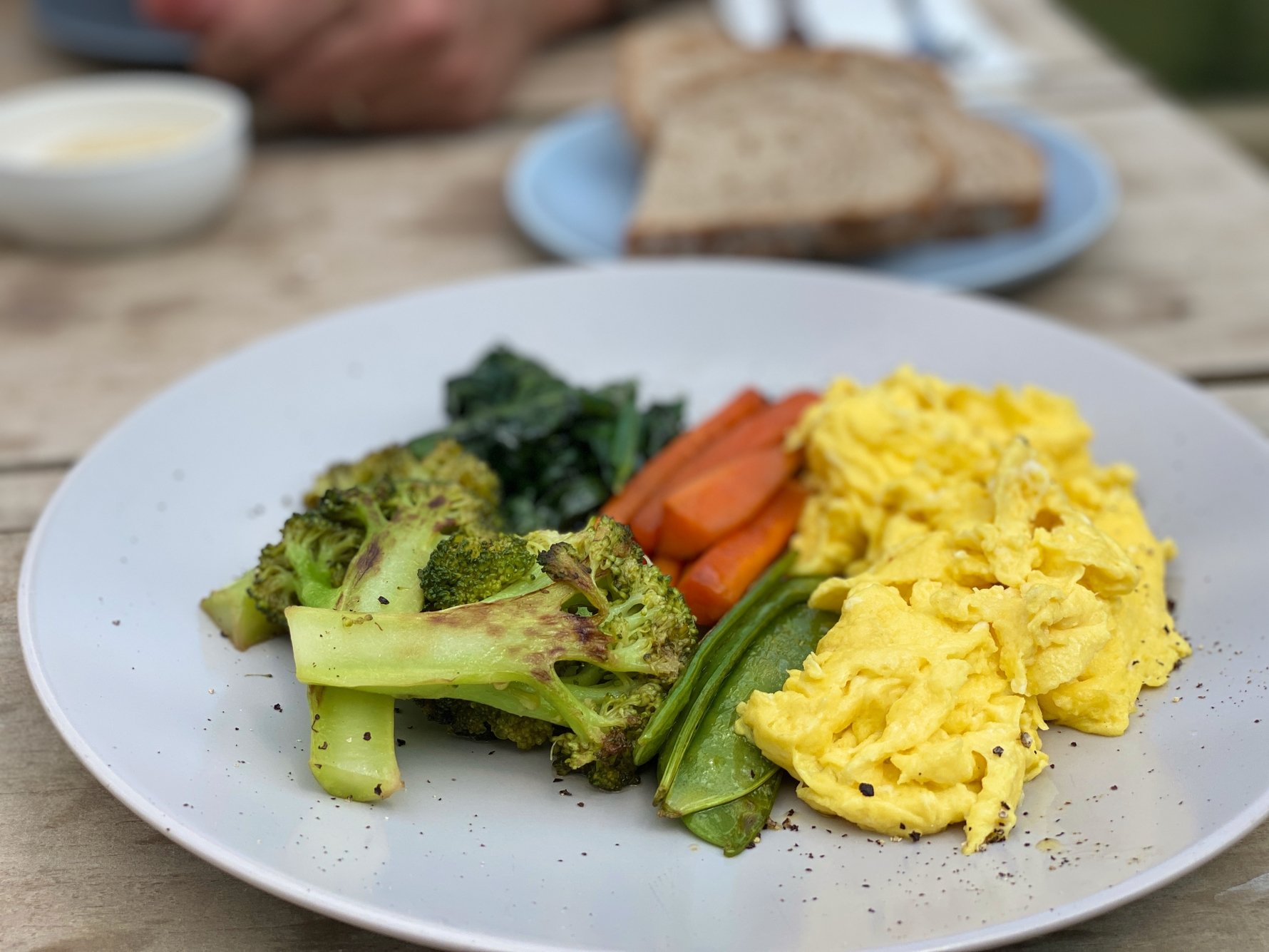 Fresh farm breakfast at Farmhouse