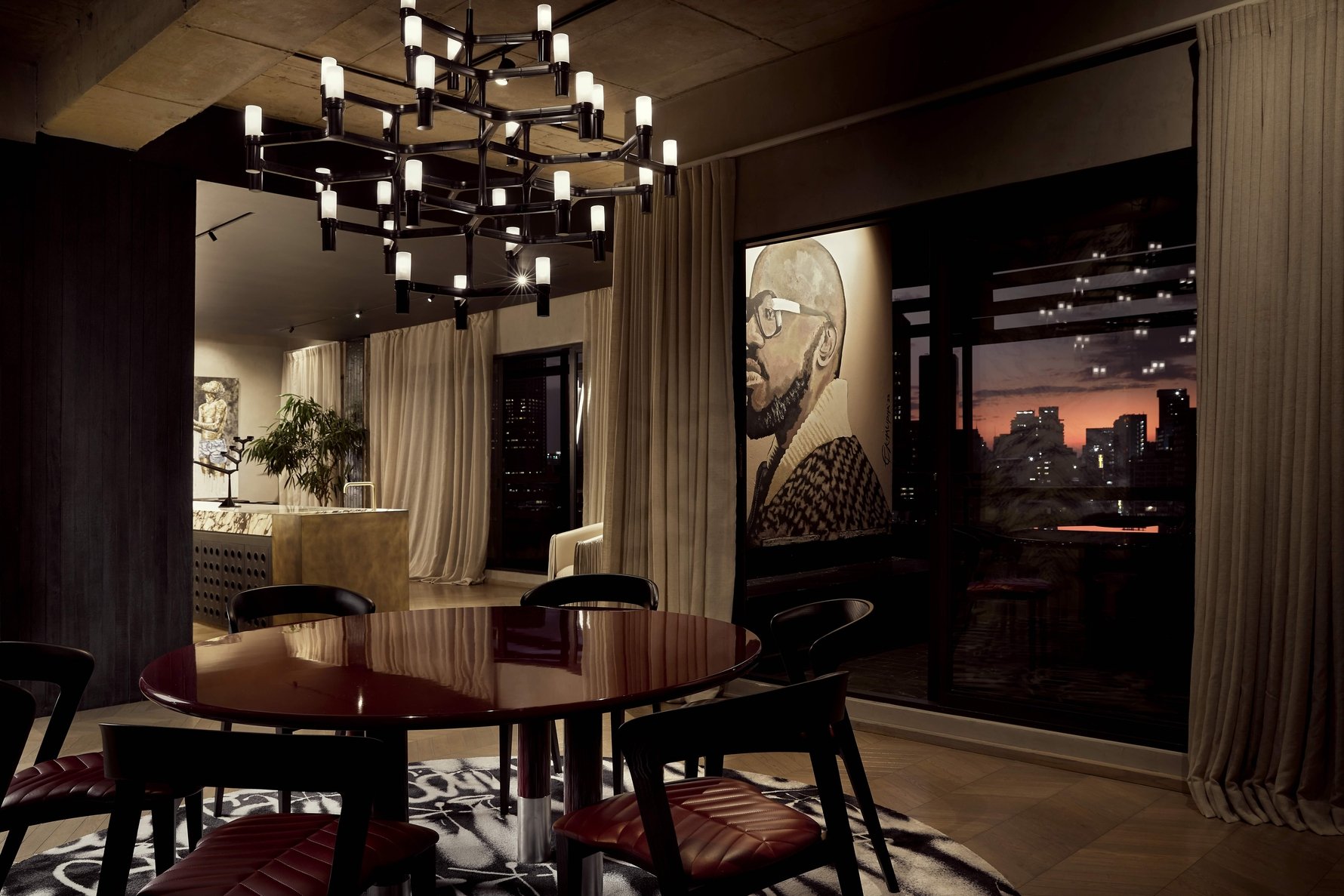 The Black Coffee penthouse at Hallmark House