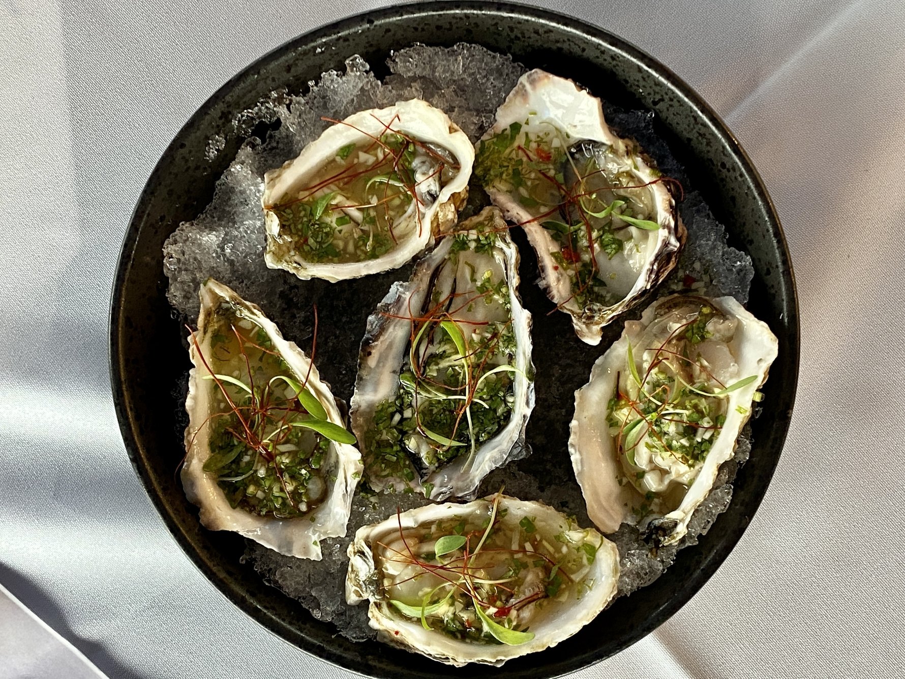 Lunch at Hallmark Rooftop - Oysters