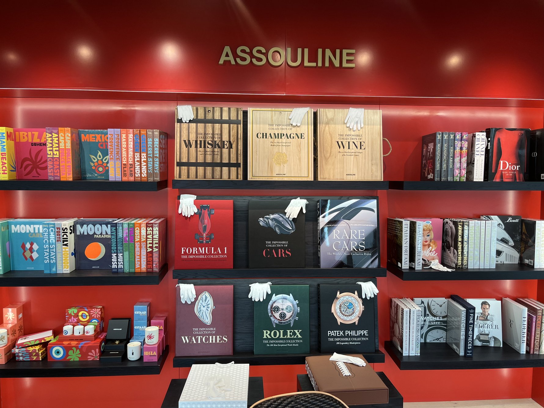 Well curated travel books by Assouline