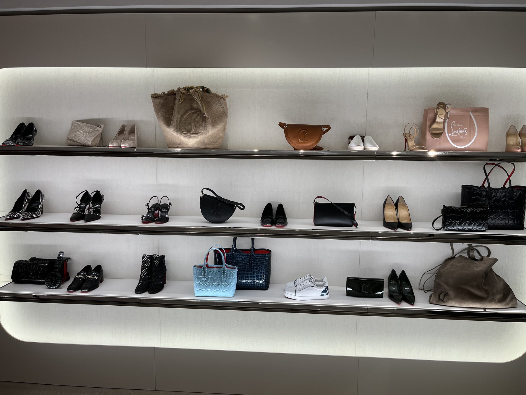 Gorgeous Christian Louboutin's shoes and handbags