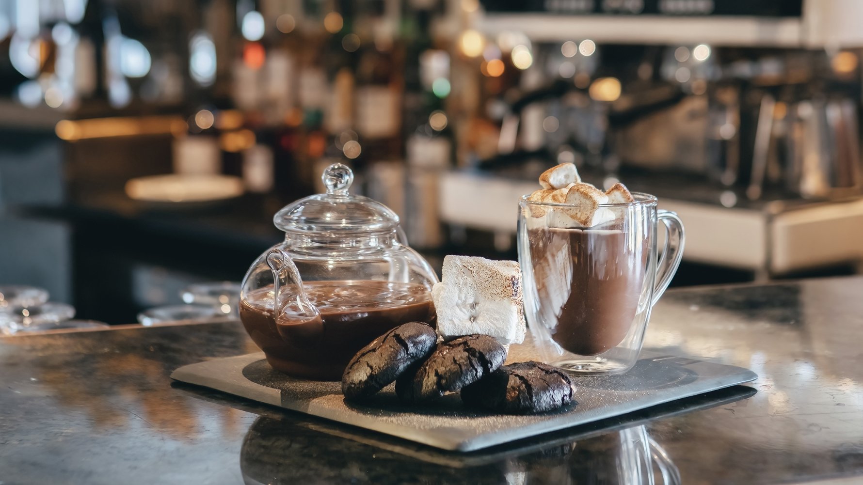 Belgian Hot Chocolate at PreView Winter Bar. Photo: Supplied. 