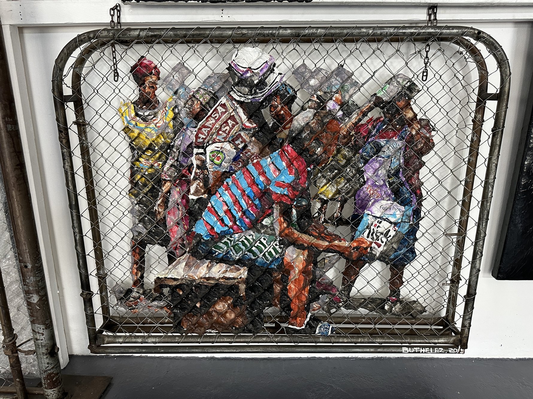 Mbongeni Buthelezi artwork. Photo: Johannesburg in Your Pocket