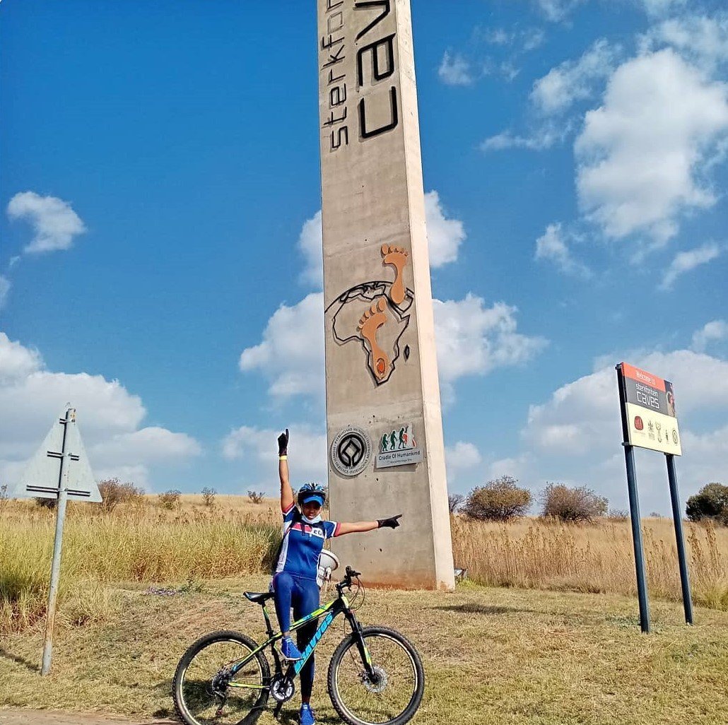 Cycling in the Cradle of Humankind with Microadventure Tours. Photo: Supplied.
