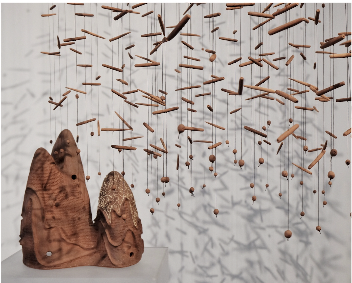 Nindya Buckowar's Reef Fragmented clay installation 