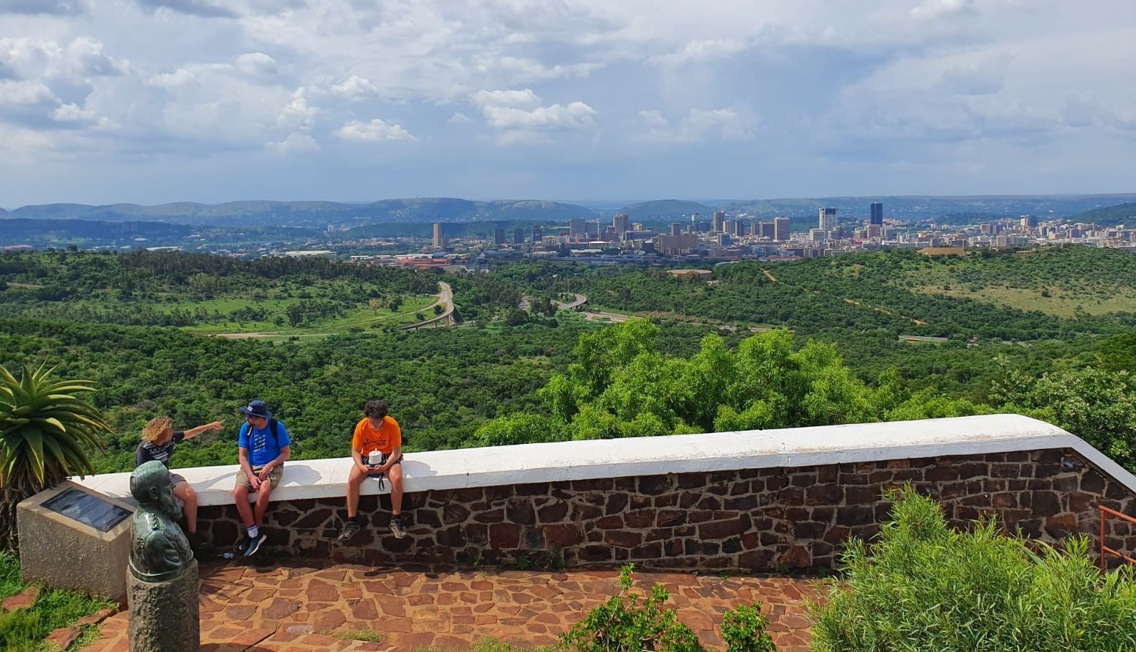 Pretoria views from Schanskop Fort on a hike at the Voortrekker Monument. Photo: Supplied.