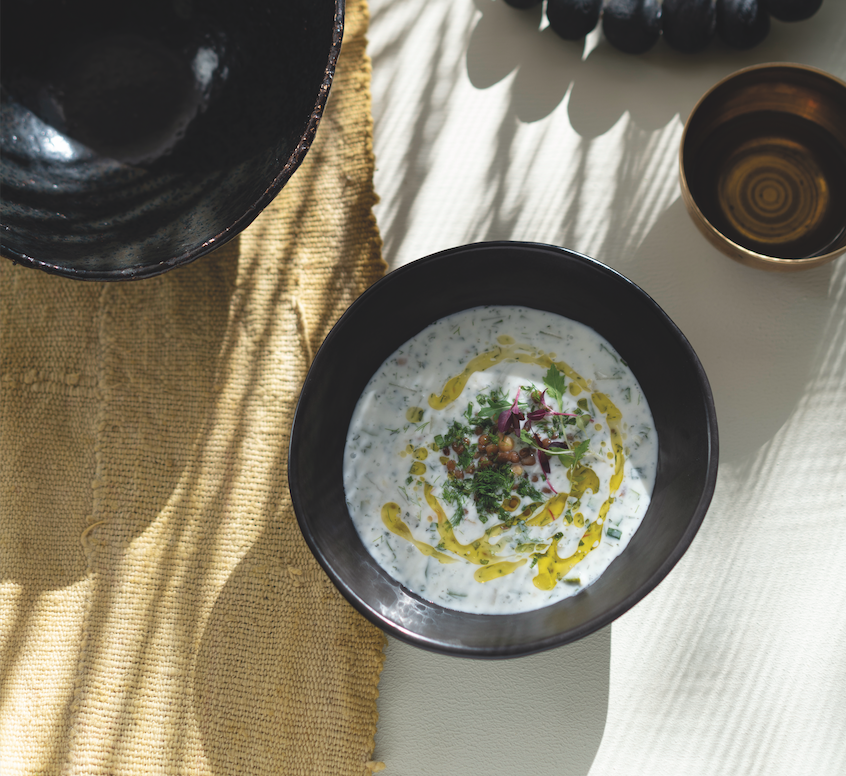 tashas Inspired - Cold Yoghurt soup recipe