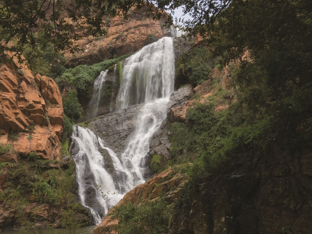 The waterfall at Walter Sisulu Botanical Garden. Photo: Mark Straw.