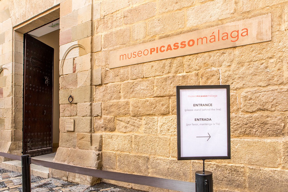 Outside the Picasso Museum in Malaga Spain © David MG / Shutterstock.com