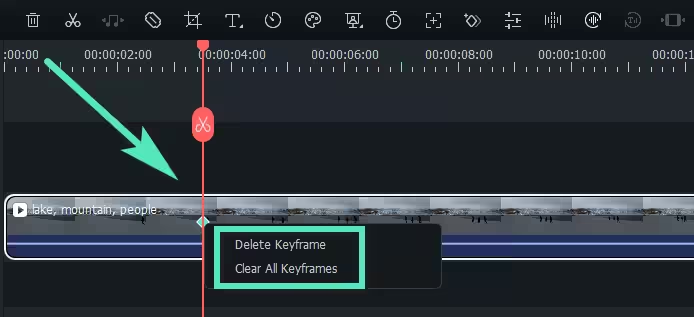 delete keyframe